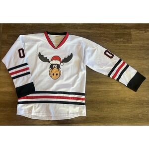 Christmas‎ Vacation Griswold Hockey Jersey Moose Wally World XL Stitched E7 EUC